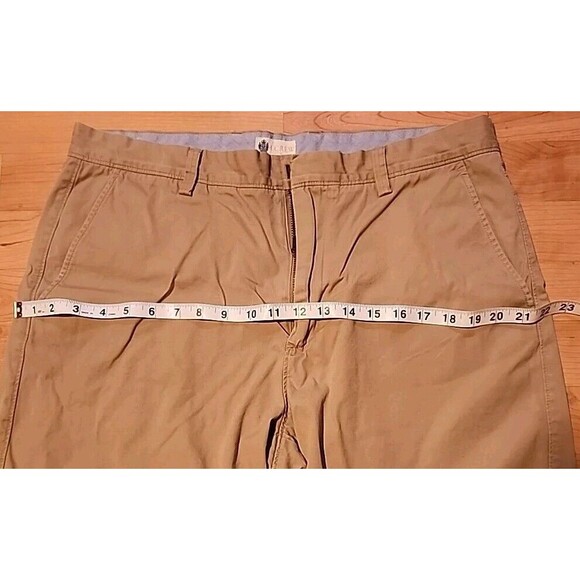 J Crew Golf Shorts Mens 36 Beige Flat Front Straight Leg  Casual - Picture 8 of 11